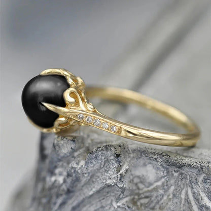 Smuk Perle Ring med unik stil