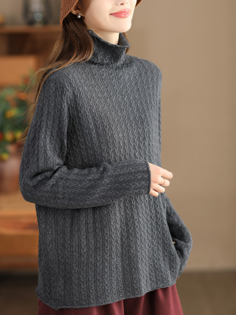 Beautifully Finished Sweater in a Timeless Design