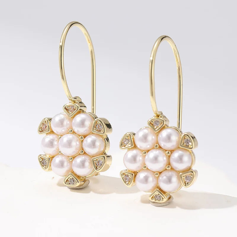 Delikat håndværks Perle Ørering