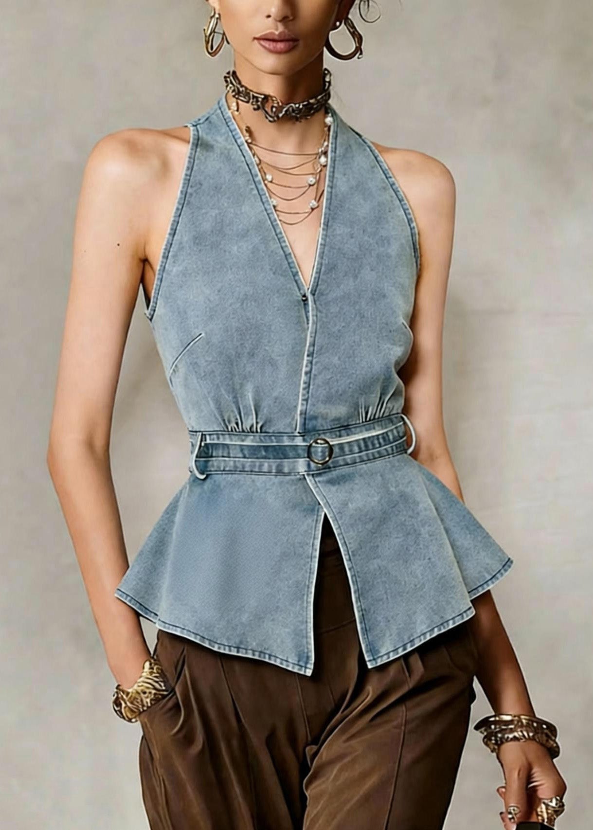 Classic Vintage Top with a Flattering Fit