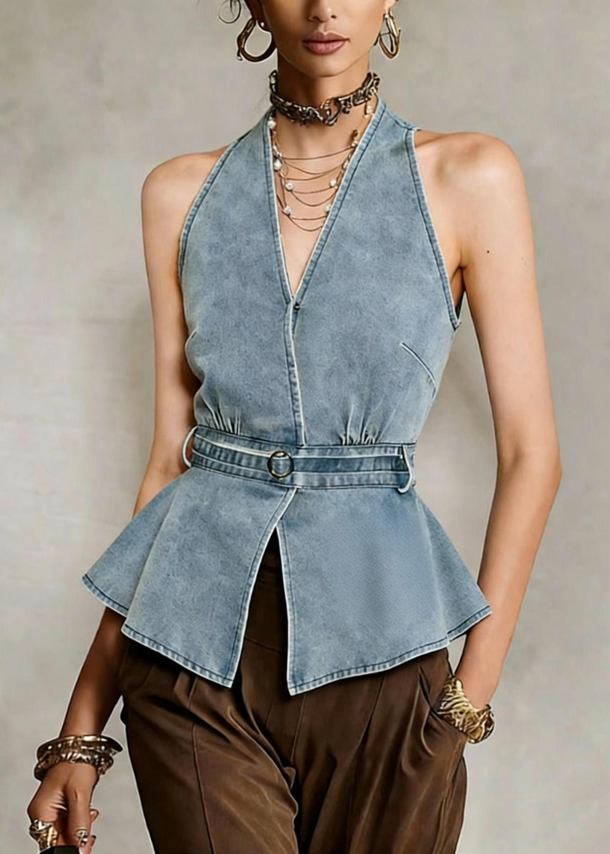 Classic Vintage Top with a Flattering Fit
