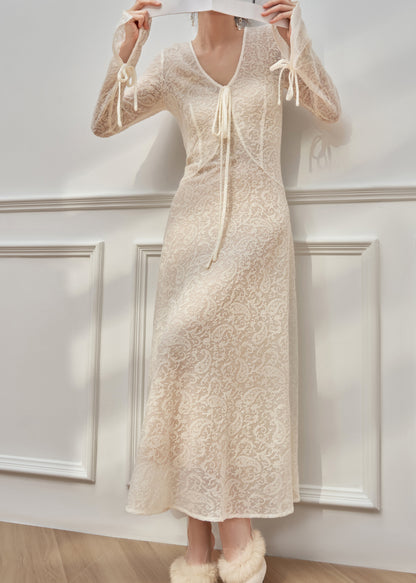 A Vintage Style Dress with Delicate Timeless Details