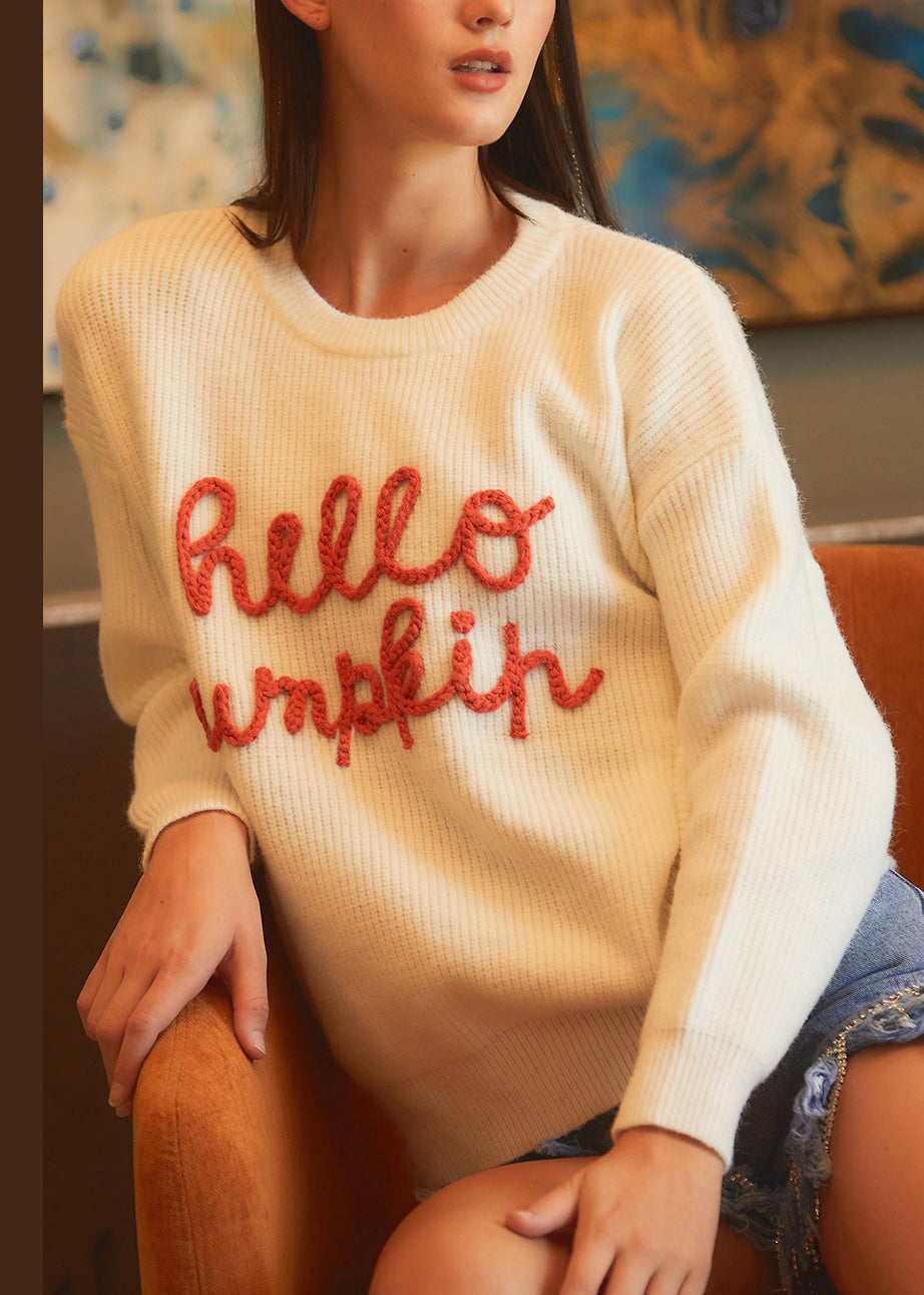 Vintage Inspired Sweater with a Contemporary Edge