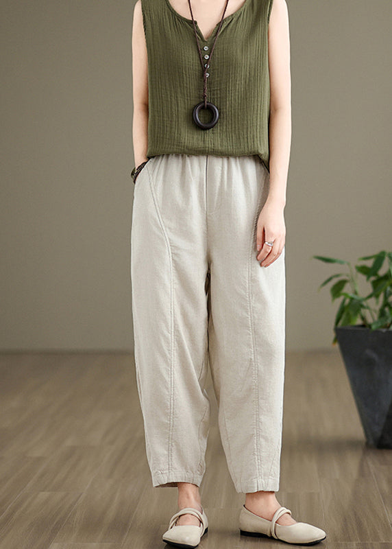 A Vintage Style Pants with Delicate Timeless Details