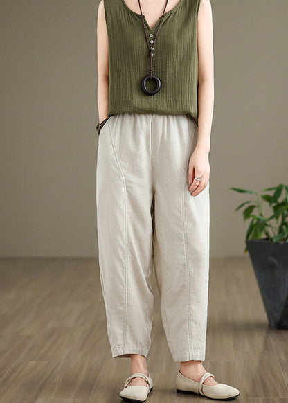 A Vintage Style Pants with Delicate Timeless Details