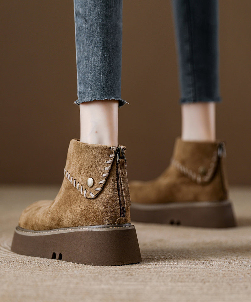 Classic Orthopedic Boots with Timeless Style