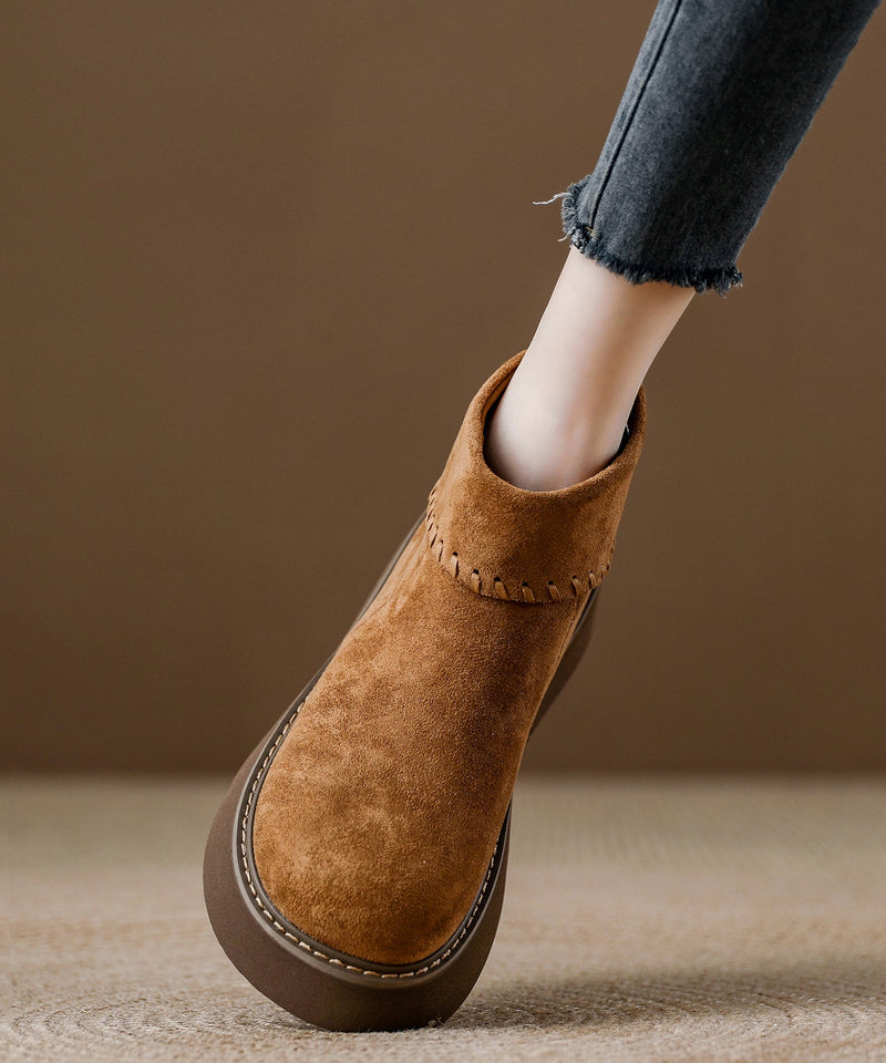 Classic Orthopedic Boots with Timeless Style