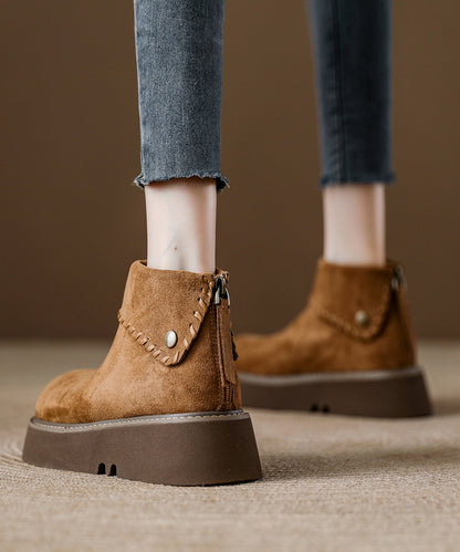 Classic Orthopedic Boots with Timeless Style