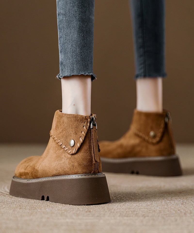 Classic Orthopedic Boots with Timeless Style