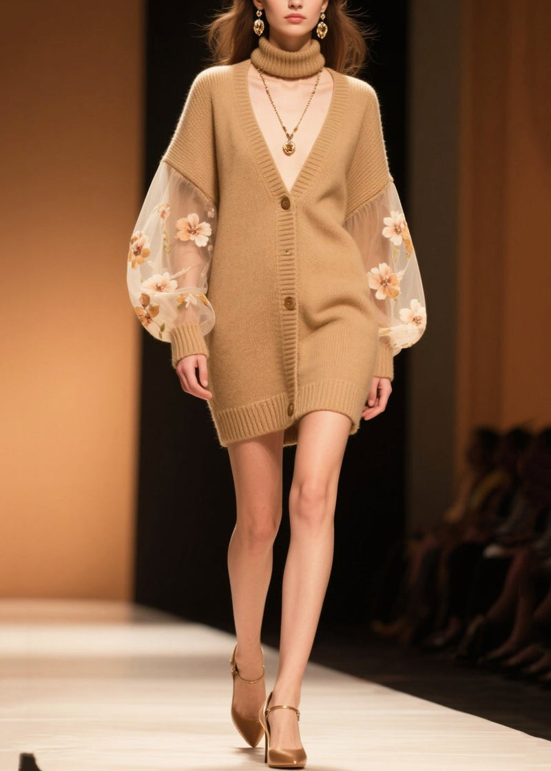 A Vintage Style Cardigan with Delicate Timeless Details