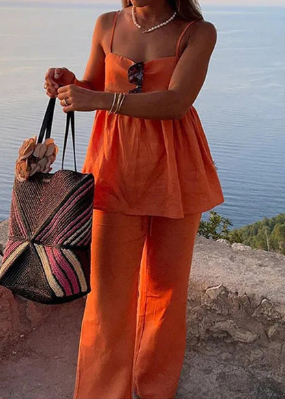 A Vintage Style Pants with Delicate Timeless Details
