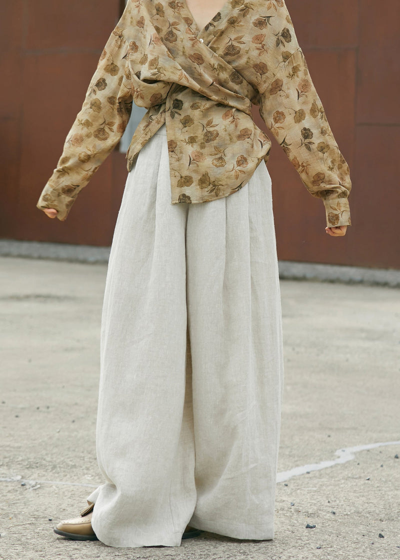 A Vintage Style Pants with Delicate Timeless Details