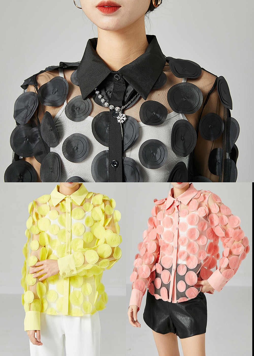 Classic Vintage Blouse with a Flattering Fit