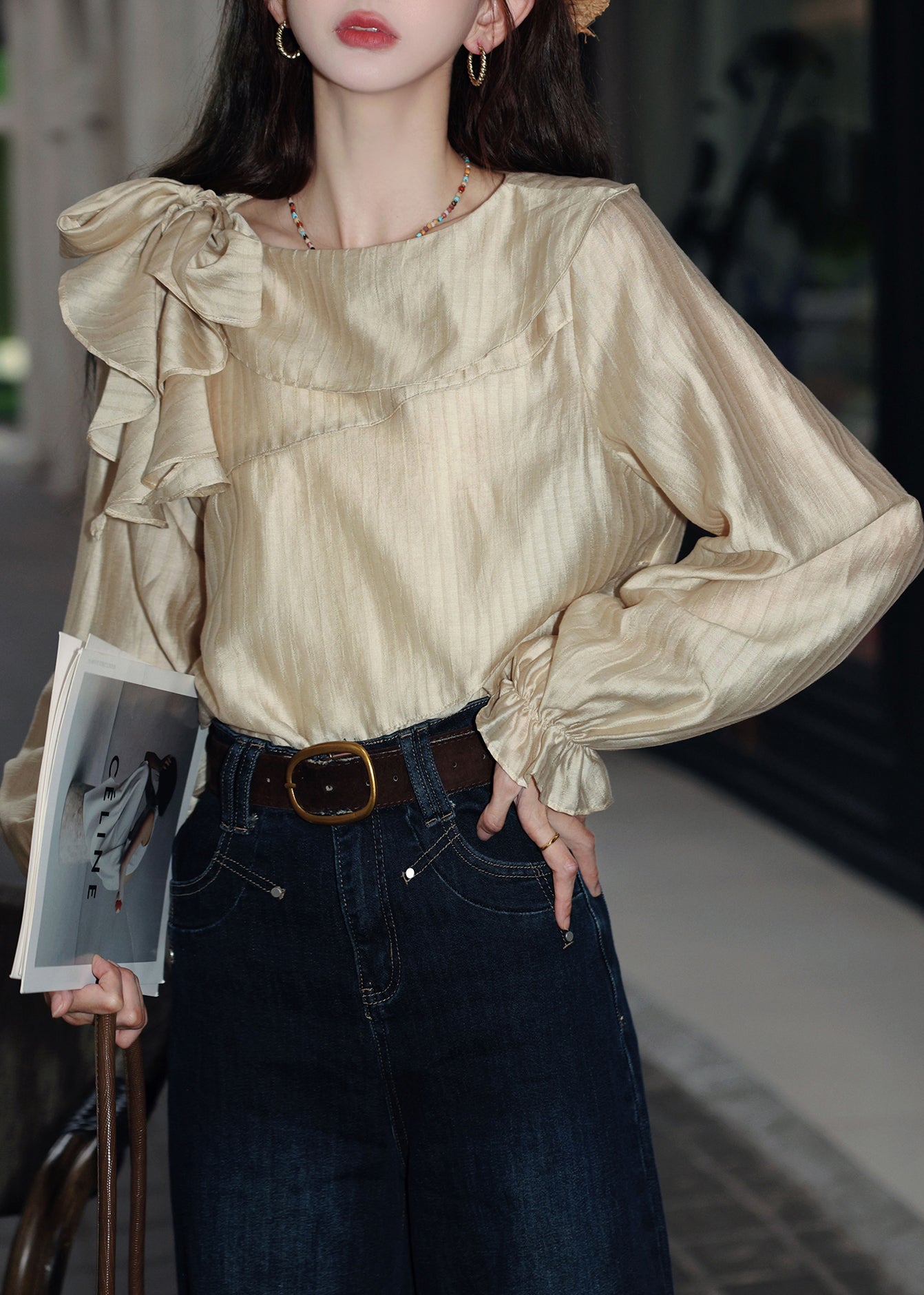 Vintage Inspired Blouse with a Contemporary Edge