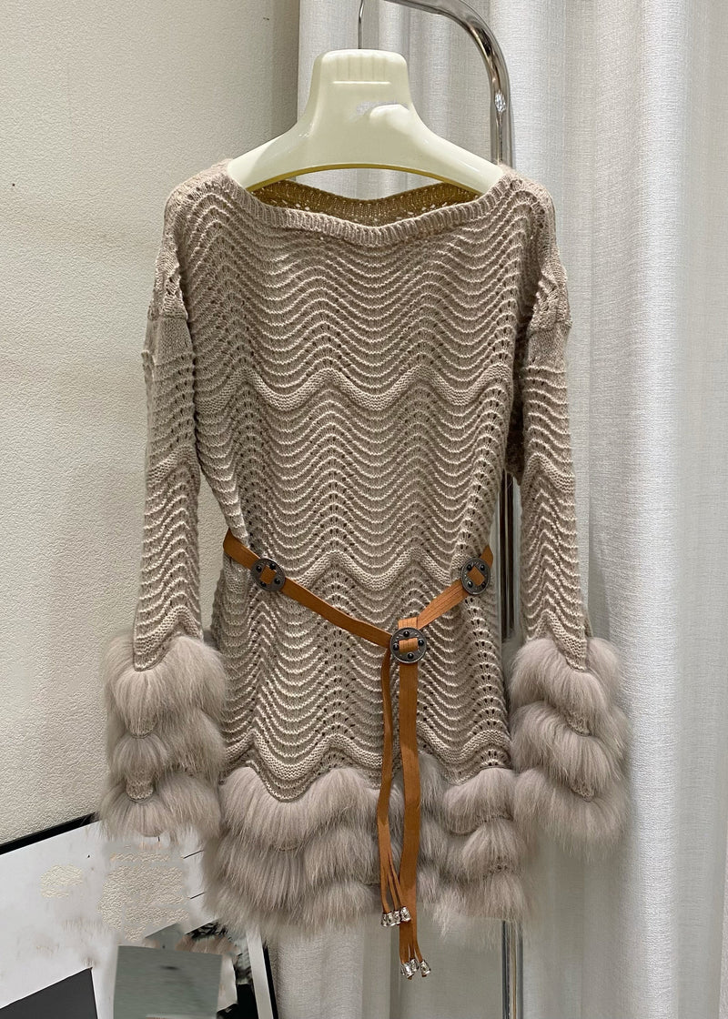 A Vintage Style Sweater with Delicate Timeless Details