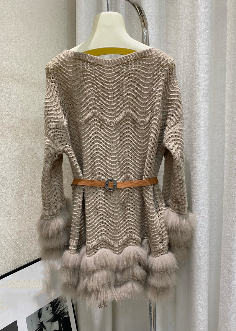 A Vintage Style Sweater with Delicate Timeless Details