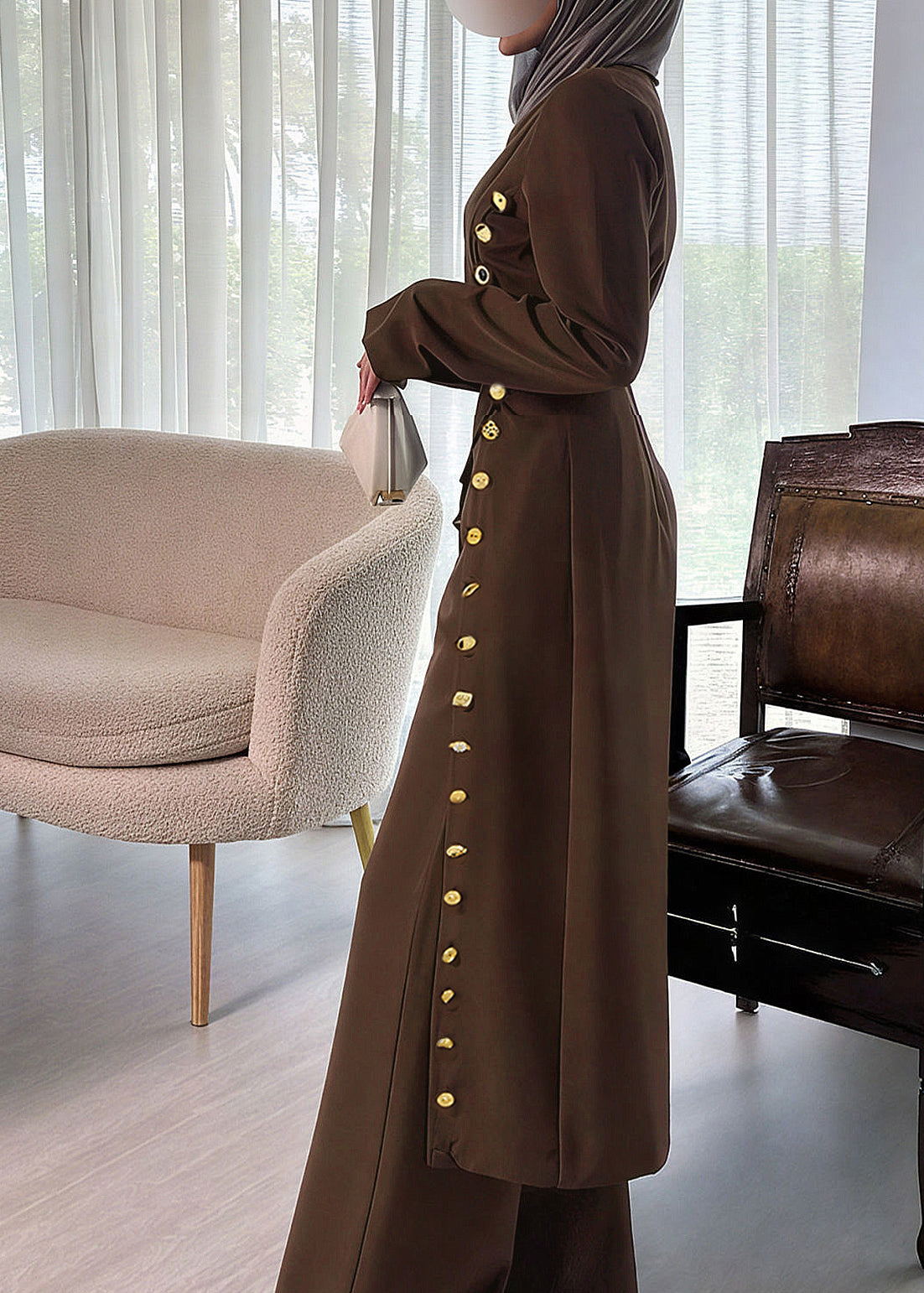 Classic Vintage Coat with a Flattering Fit