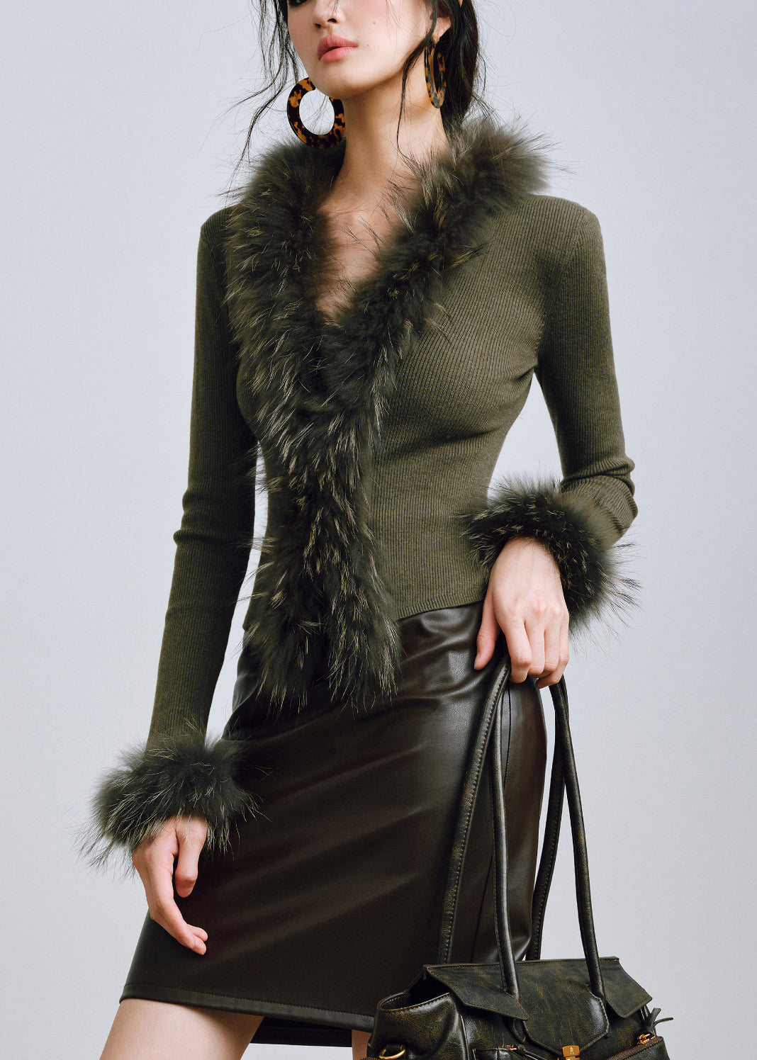 A Vintage Style Sweater with Delicate Timeless Details