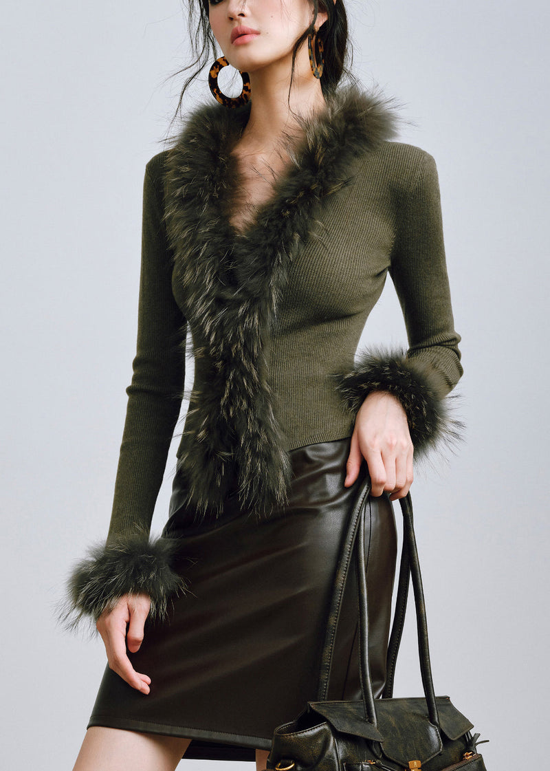 A Vintage Style Sweater with Delicate Timeless Details