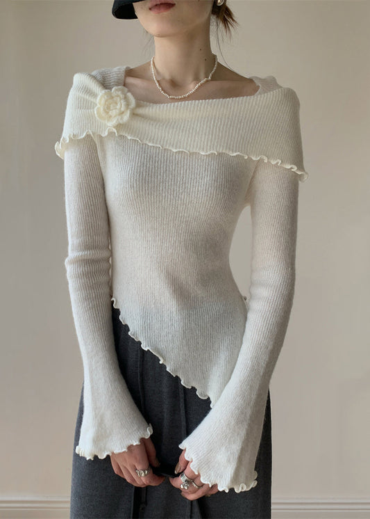 A Vintage Style Sweater with Delicate Timeless Details