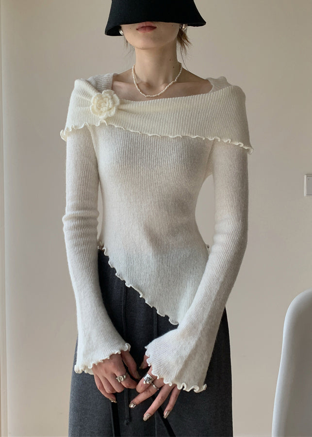 A Vintage Style Sweater with Delicate Timeless Details