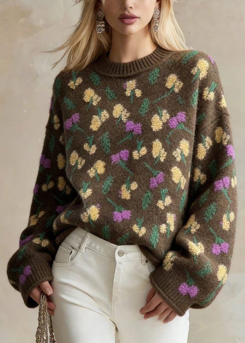 A Vintage Style Sweater with Delicate Timeless Details