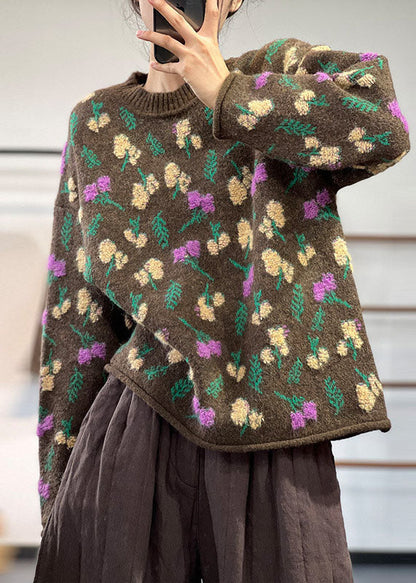 A Vintage Style Sweater with Delicate Timeless Details