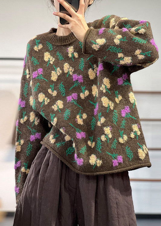 A Vintage Style Sweater with Delicate Timeless Details