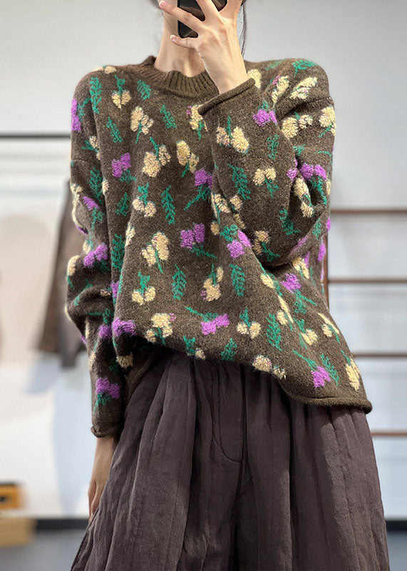 A Vintage Style Sweater with Delicate Timeless Details