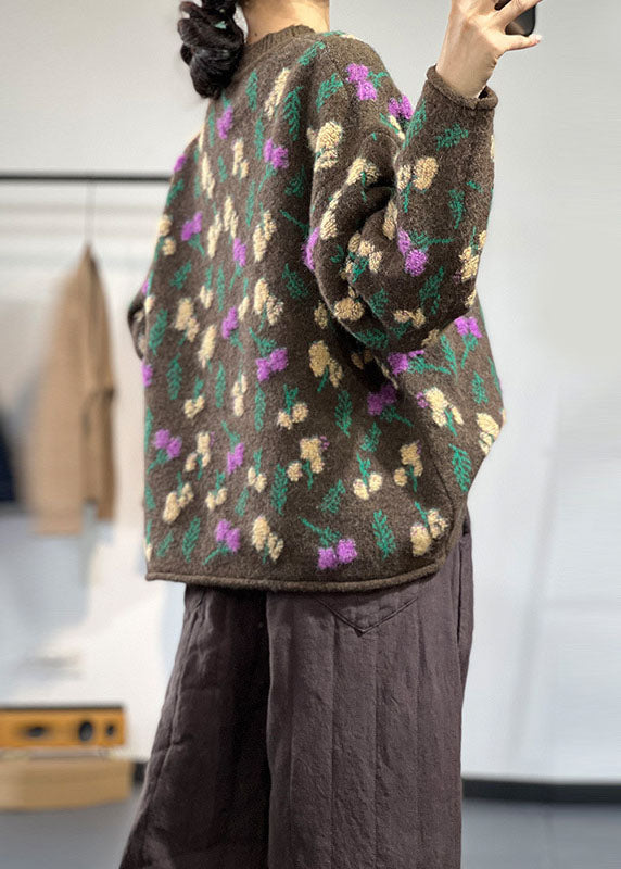A Vintage Style Sweater with Delicate Timeless Details