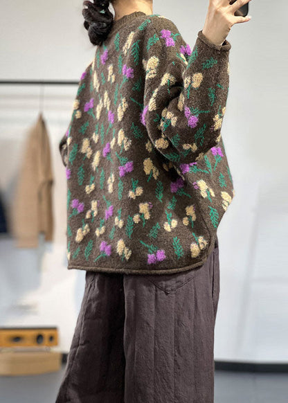 A Vintage Style Sweater with Delicate Timeless Details