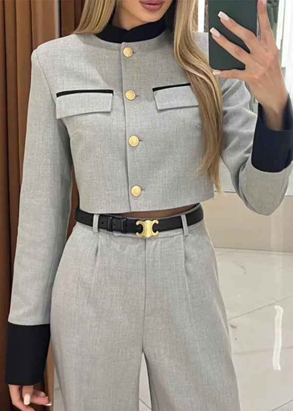 A Vintage Style Pants with Delicate Timeless Details