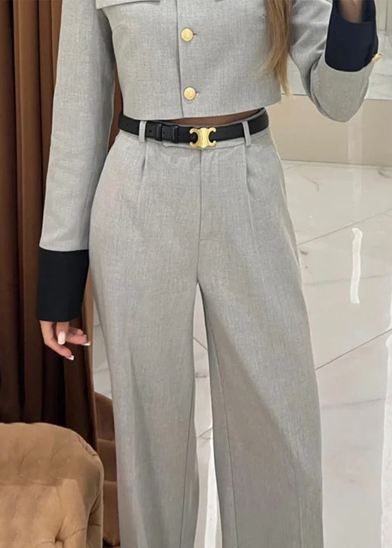 A Vintage Style Pants with Delicate Timeless Details