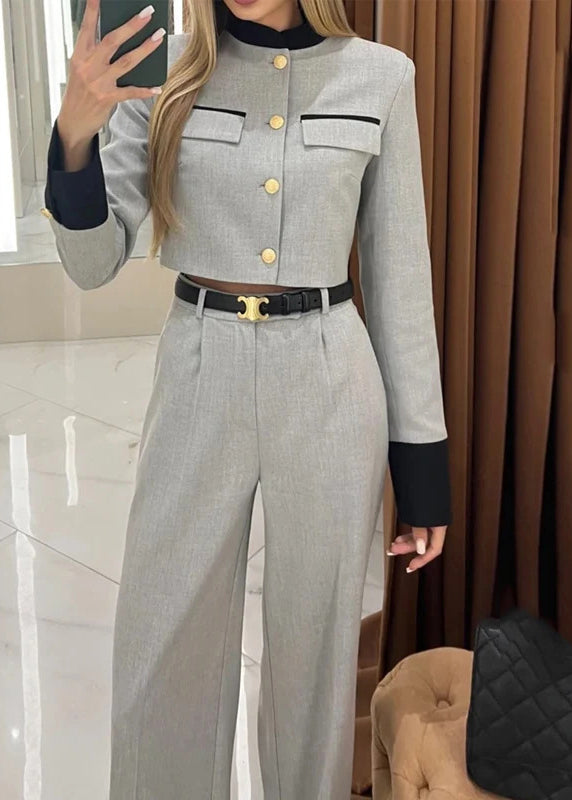 A Vintage Style Pants with Delicate Timeless Details