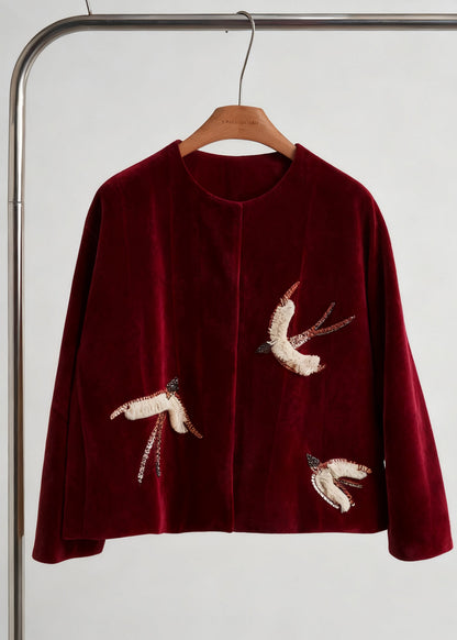 A Vintage Style Coat with Delicate Timeless Details
