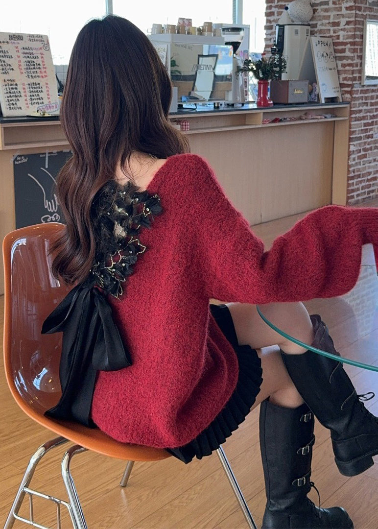 A Vintage Style Sweater with Delicate Timeless Details