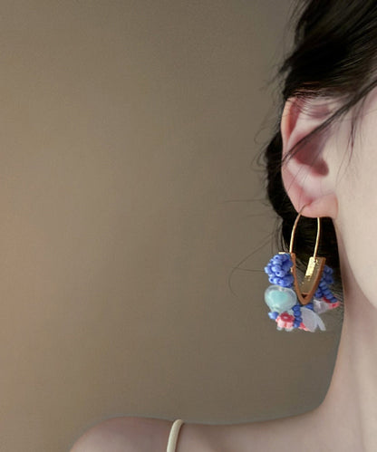Vintage Handmade Silver Earring