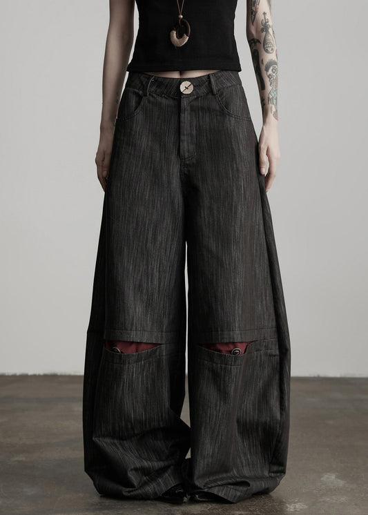 A Vintage Style Pants with Delicate Timeless Details