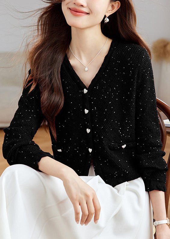 A Vintage Style Cardigan with Delicate Timeless Details