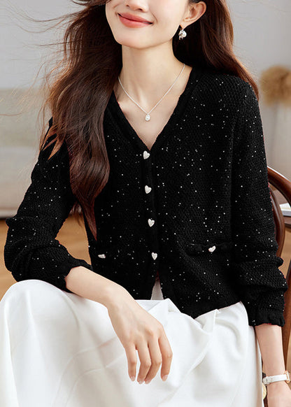 A Vintage Style Cardigan with Delicate Timeless Details