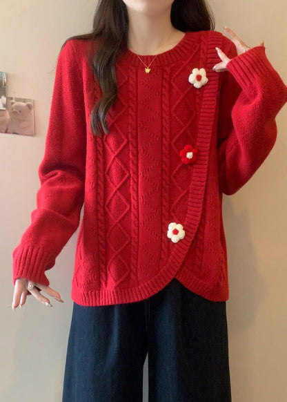 A Vintage Style Sweater with Delicate Timeless Details