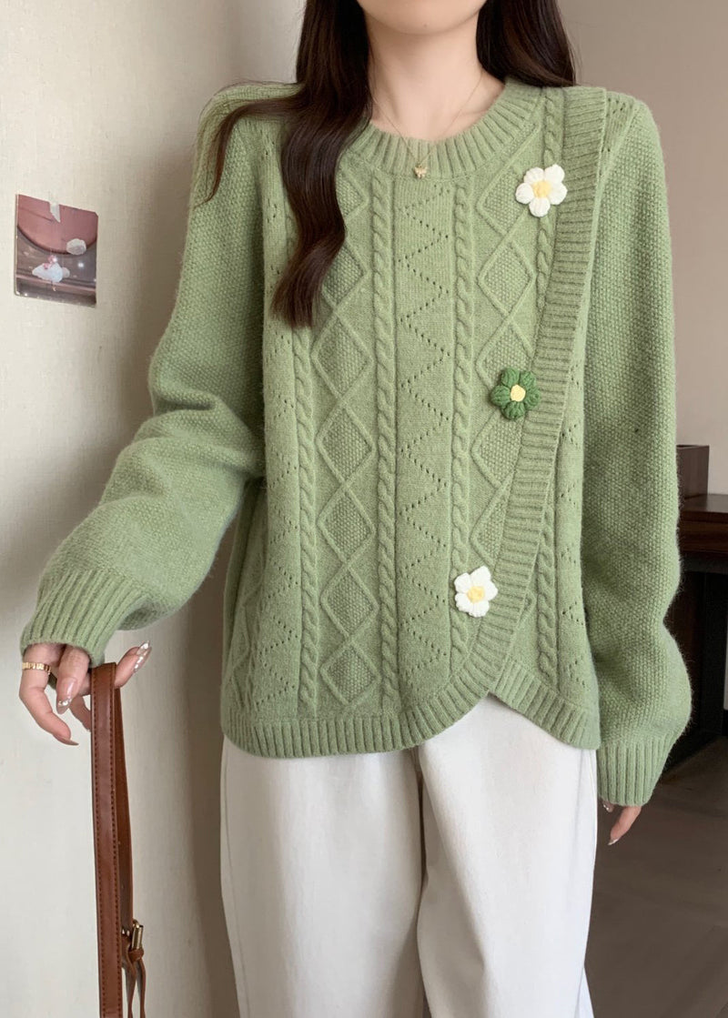 A Vintage Style Sweater with Delicate Timeless Details