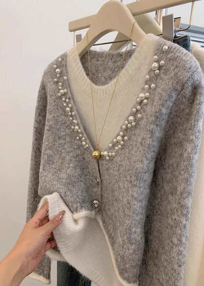 Vintage Inspired Sweater with a Contemporary Edge