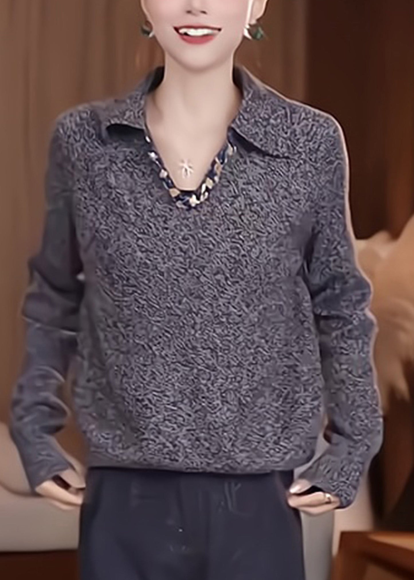 Vintage Inspired Sweater with a Contemporary Edge