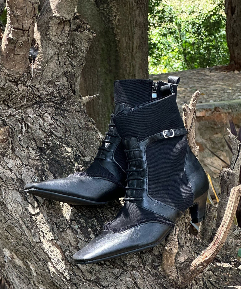 Vintage Inspired Orthopedic Boots
