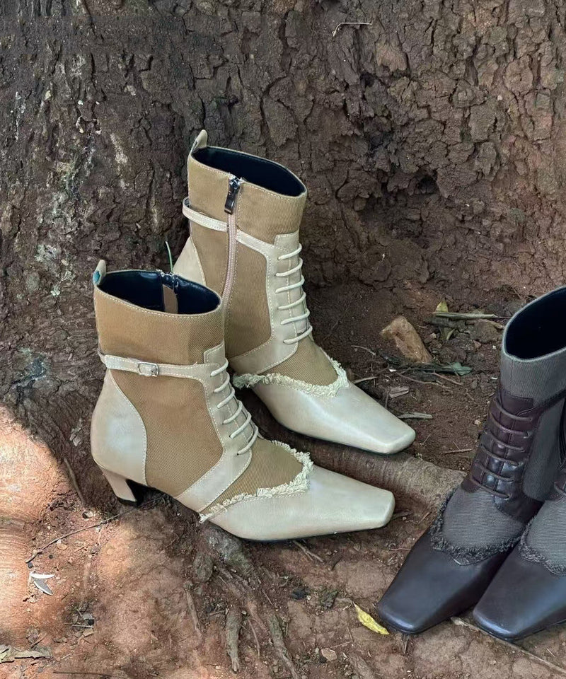 Vintage Inspired Orthopedic Boots