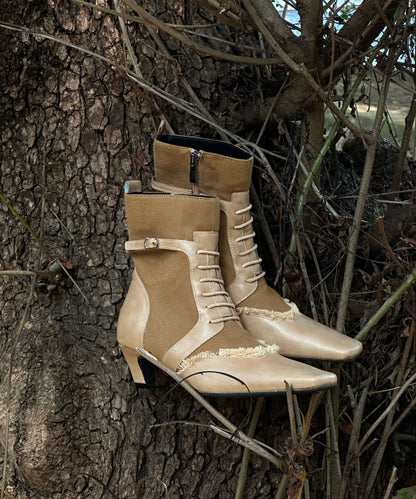 Vintage Inspired Orthopedic Boots