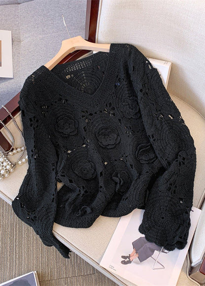 A Vintage Style Sweater with Delicate Timeless Details