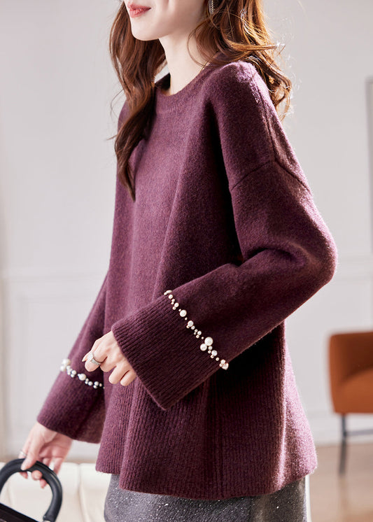 A Vintage Style Sweater with Delicate Timeless Details