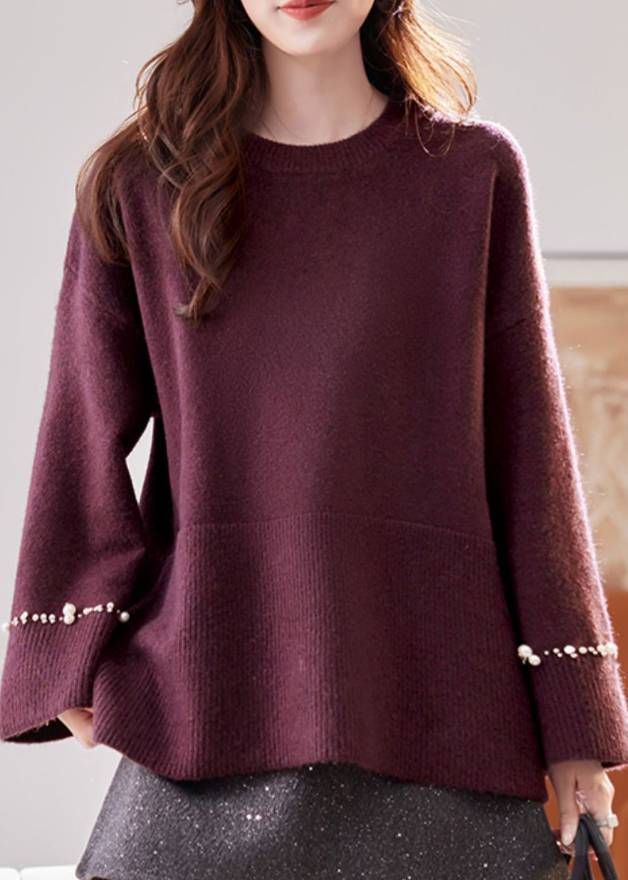 A Vintage Style Sweater with Delicate Timeless Details